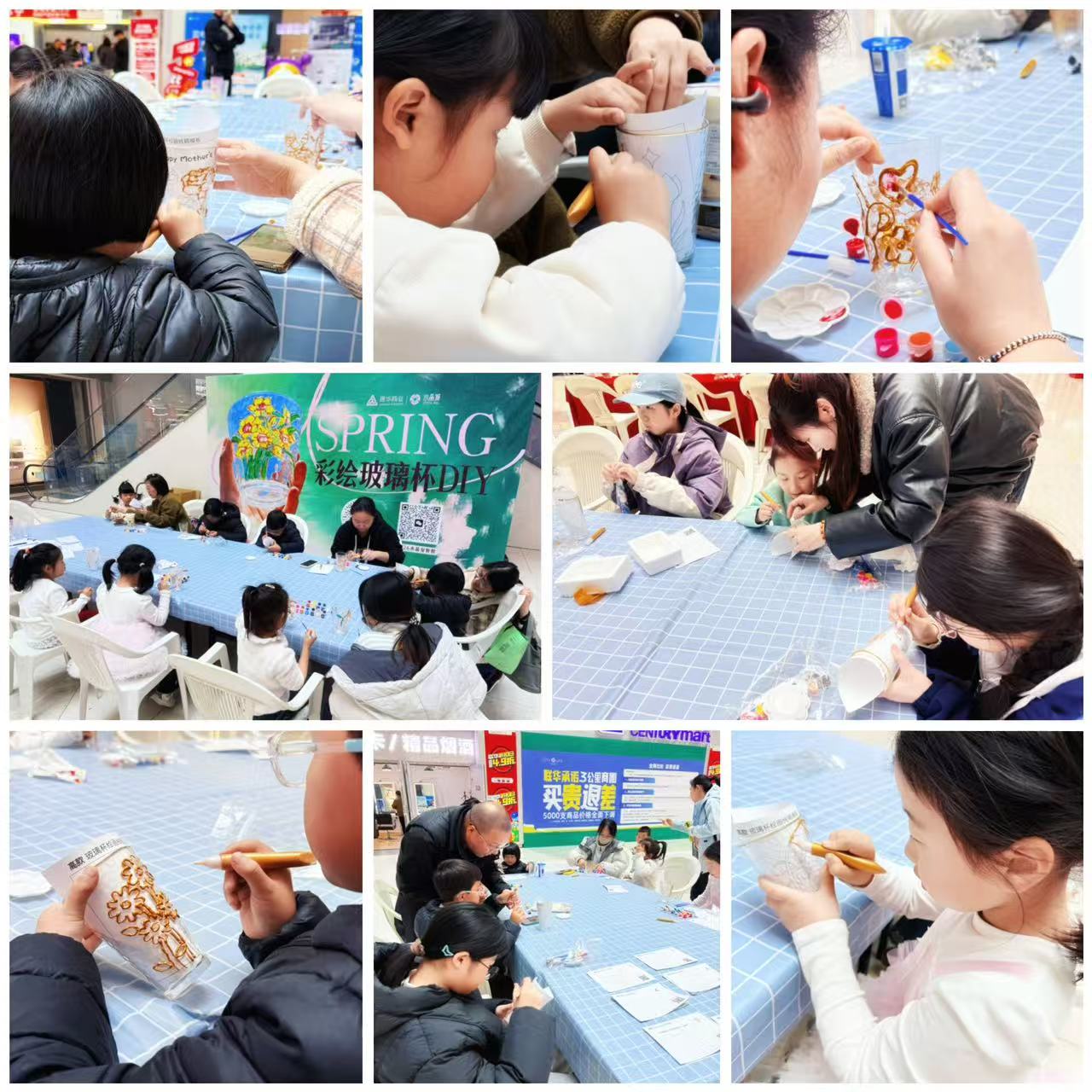春日绘新意，杯间藏春光 ——水晶城彩绘玻璃杯 DIY 活动圆满落幕